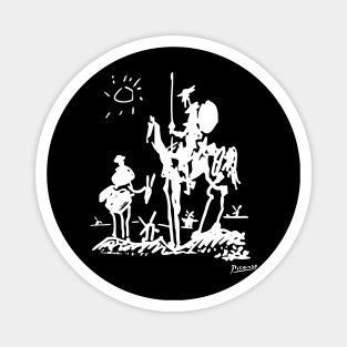 Don Quichotte by Pablo Picasso Magnet